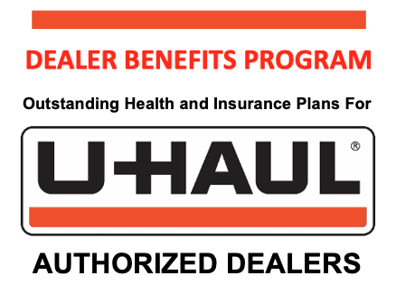 Dealer Benefits U-Haul Authorized Dealers logo panel